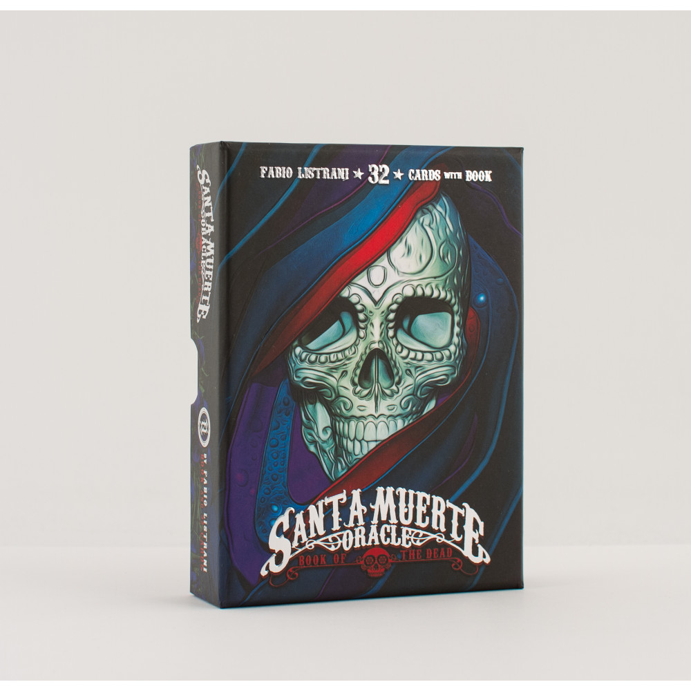 Produktbild för Santa Muerte Oracle: 32 Full Colour Cards and Instruction Booklet