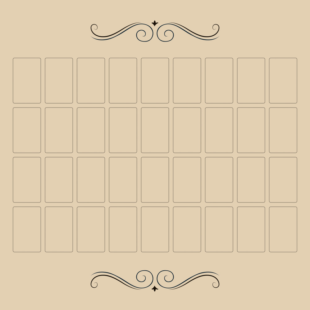 Produktbild för Grand Tableau Lenormand Cloth (60x60 cm)