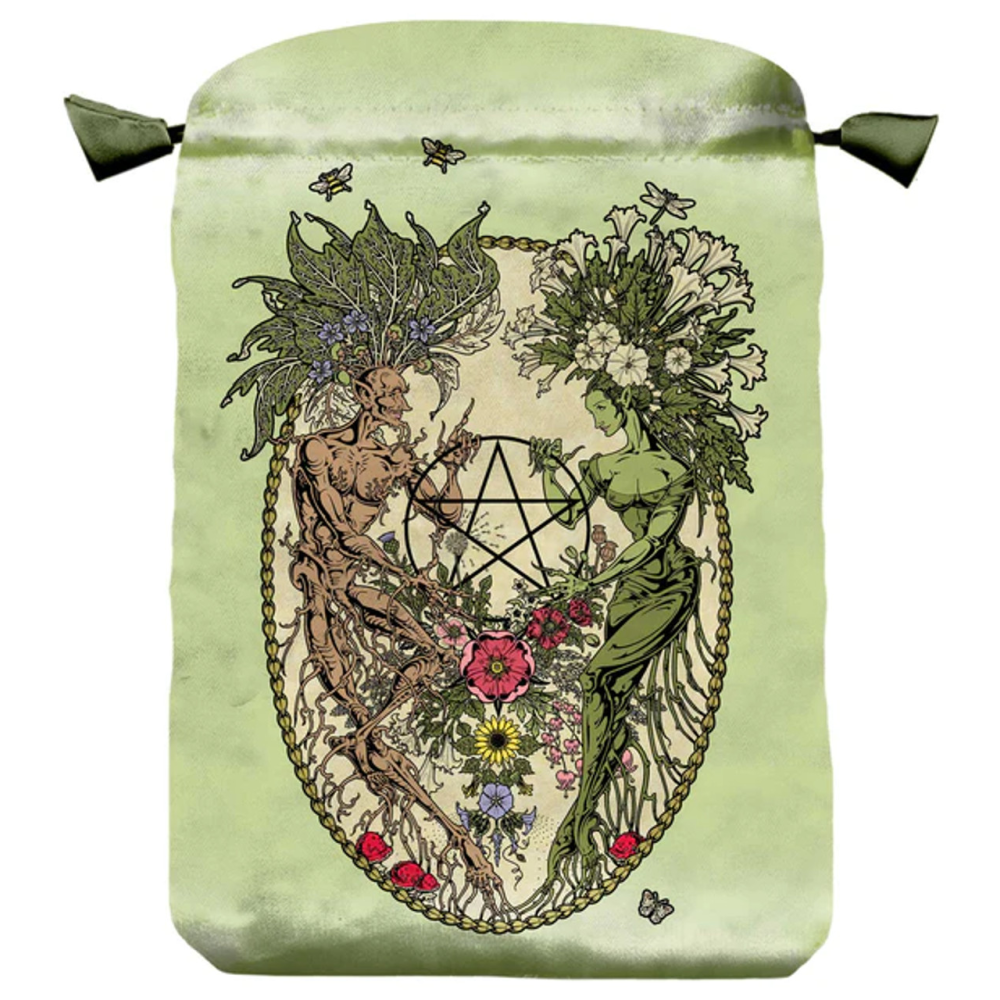 Produktbild för Magickal Botanical - Tarot Bag (satin)