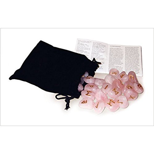 Lo Scarabeo Rose Quartz Runes