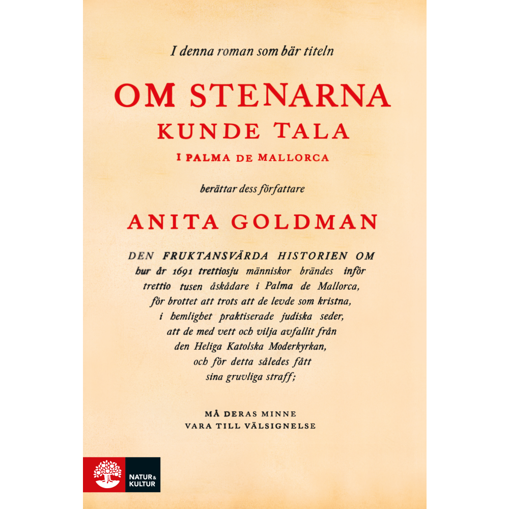 Produktbild för Om stenarna kunde tala i Palma de Mallorca (inbunden)