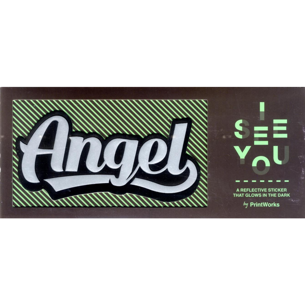 Produktbild för Angel - reflex som du klistrar på kläder och väskor (bok)