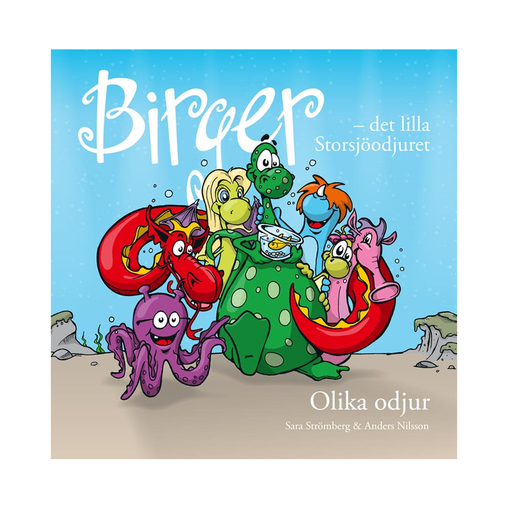 Produktbild för Birger - det lilla Storsjöodjuret. Olika odjur (inbunden)