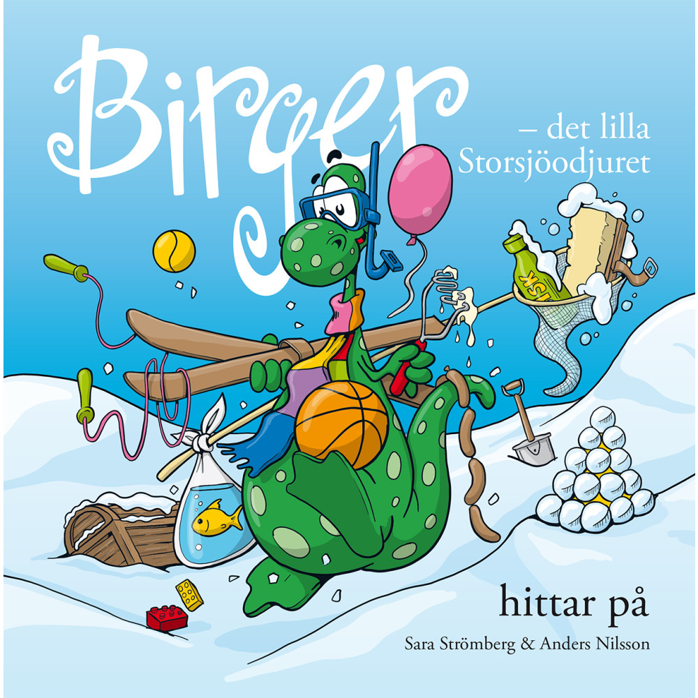 Produktbild för Birger - det lilla Storsjöodjuret hittar på (inbunden)