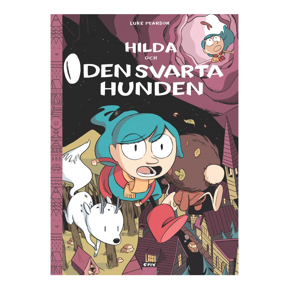 Produktbild för Hilda och den svarta hunden (inbunden)