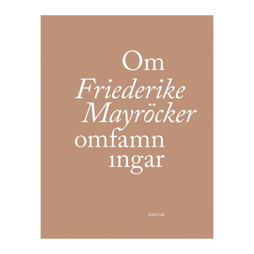 Friederike Mayröcker Om omfamningar (bok, danskt band)