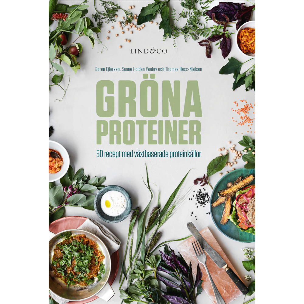 Produktbild för Gröna proteiner : 50 recept med växtbaserade proteinkällor (inbunden)