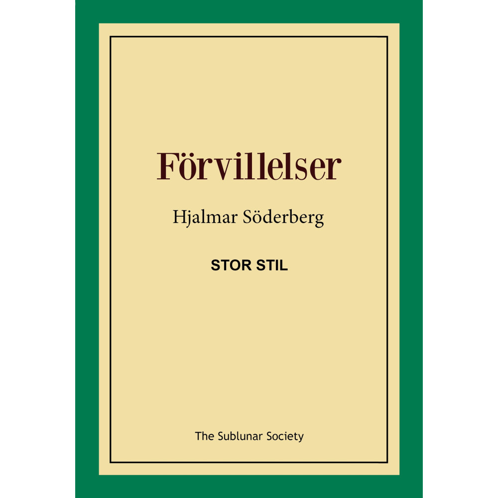 Produktbild för Förvillelser (stor stil) (häftad)