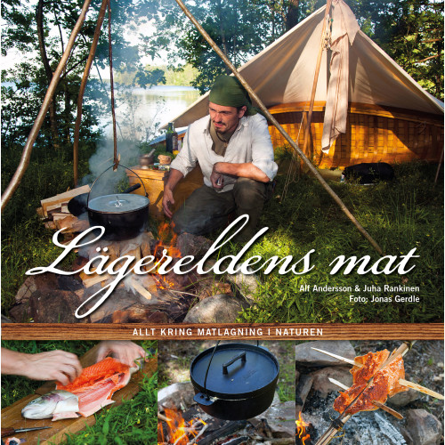 Alf Andersson Lägereldens mat (bok, danskt band)