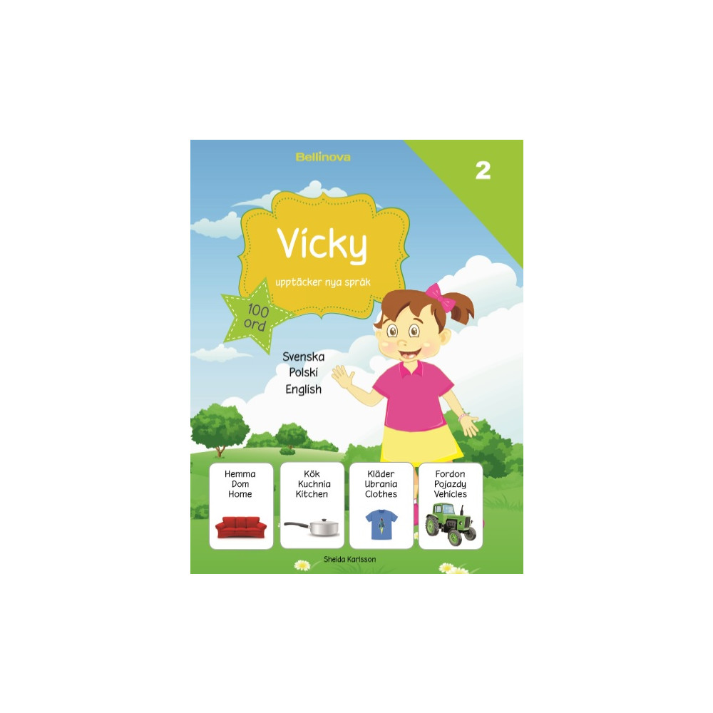 Produktbild för Vicky upptäcker nya språk 2. Polska (inbunden)