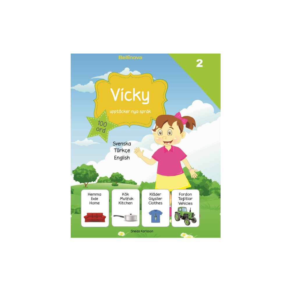 Produktbild för Vicky upptäcker nya språk 2. Turkiska (inbunden, tur)