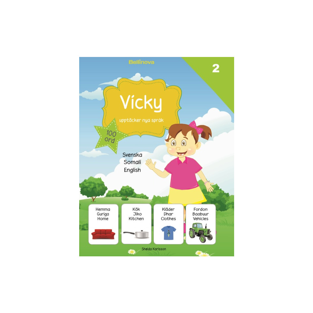 Produktbild för Vicky upptäcker nya språk 2. Somaliska (inbunden, som)