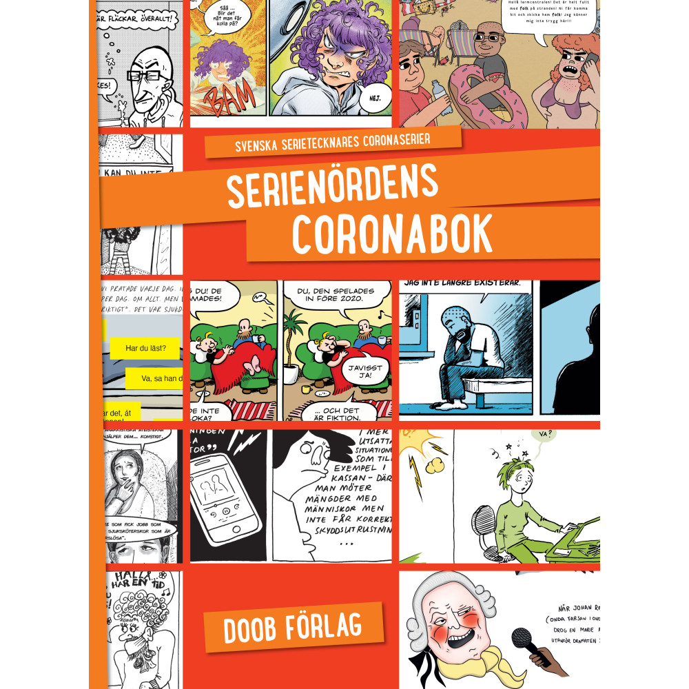 Produktbild för Serienördens coronabok (bok, storpocket)