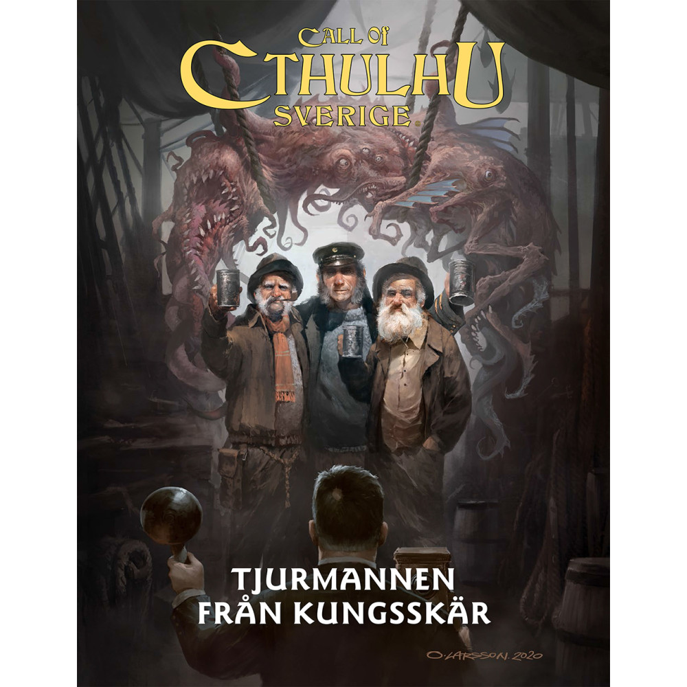 Produktbild för Call of Cthulhu Sverige. Tjurmannen från Kungsskär (inbunden)