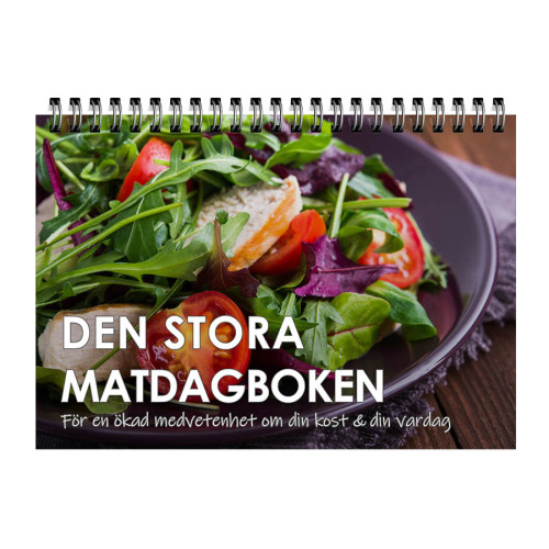 SMART planering Sverige AB Den stora matdagboken : för en ökad medvetenhet om din kost & din vardagardag (bok, spiral)