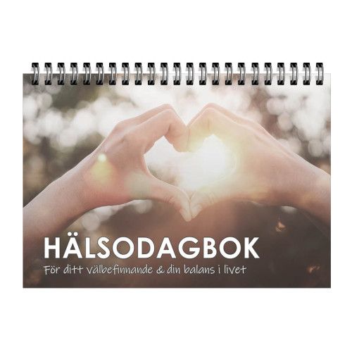SMART planering Sverige AB Hälsodagbok : för ditt välbefinnande & din balans i livet (bok, spiral)