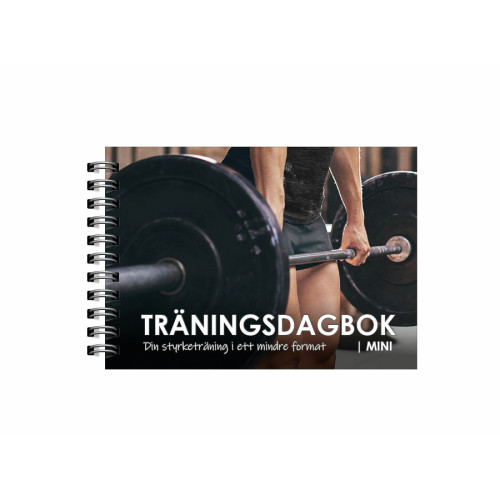 SMART planering Sverige AB Träningsdagbok Mini : din styrketräning i ett mindre format (bok, spiral)