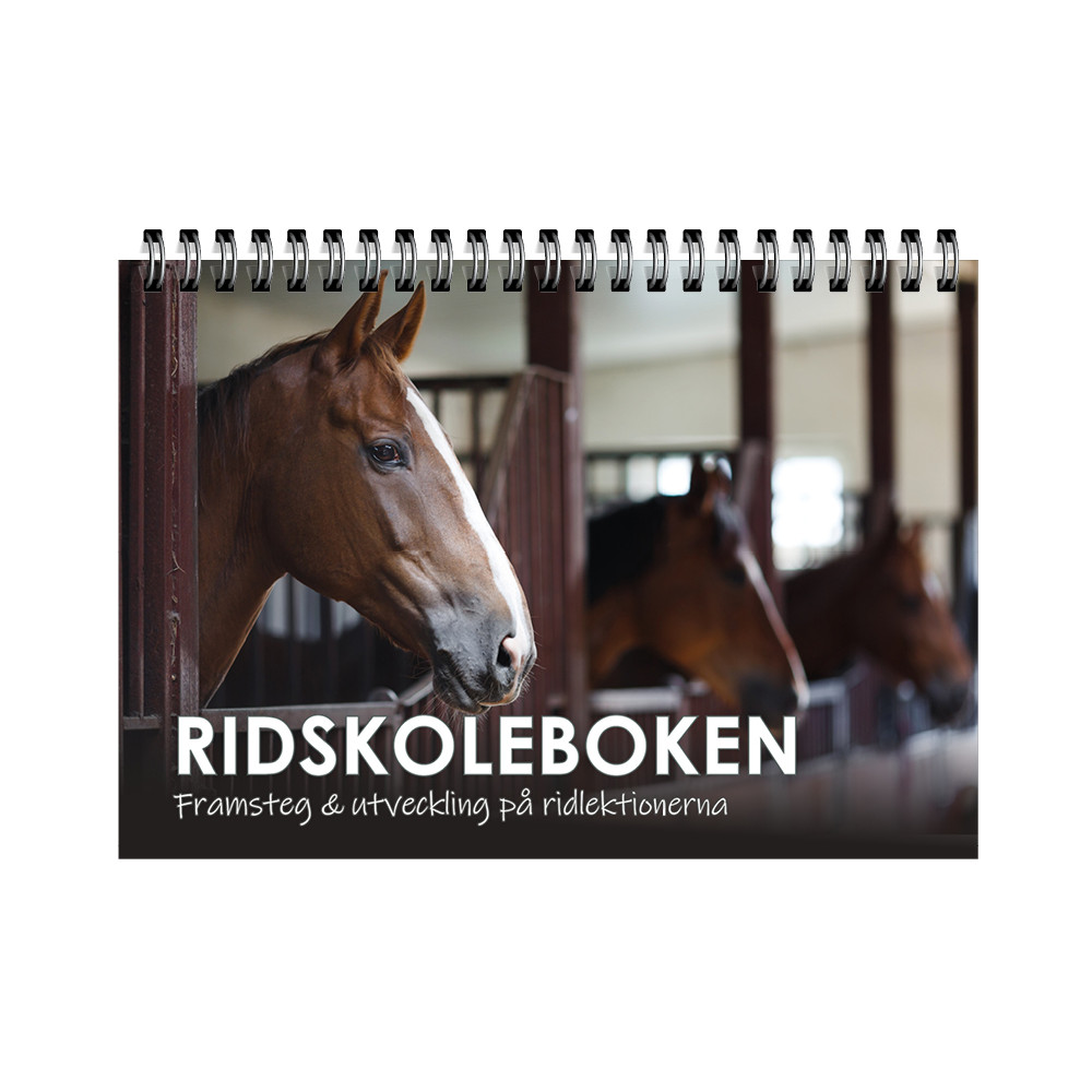 Produktbild för Ridskoleboken : framsteg & utveckling på ridlektionerna (bok, spiral)