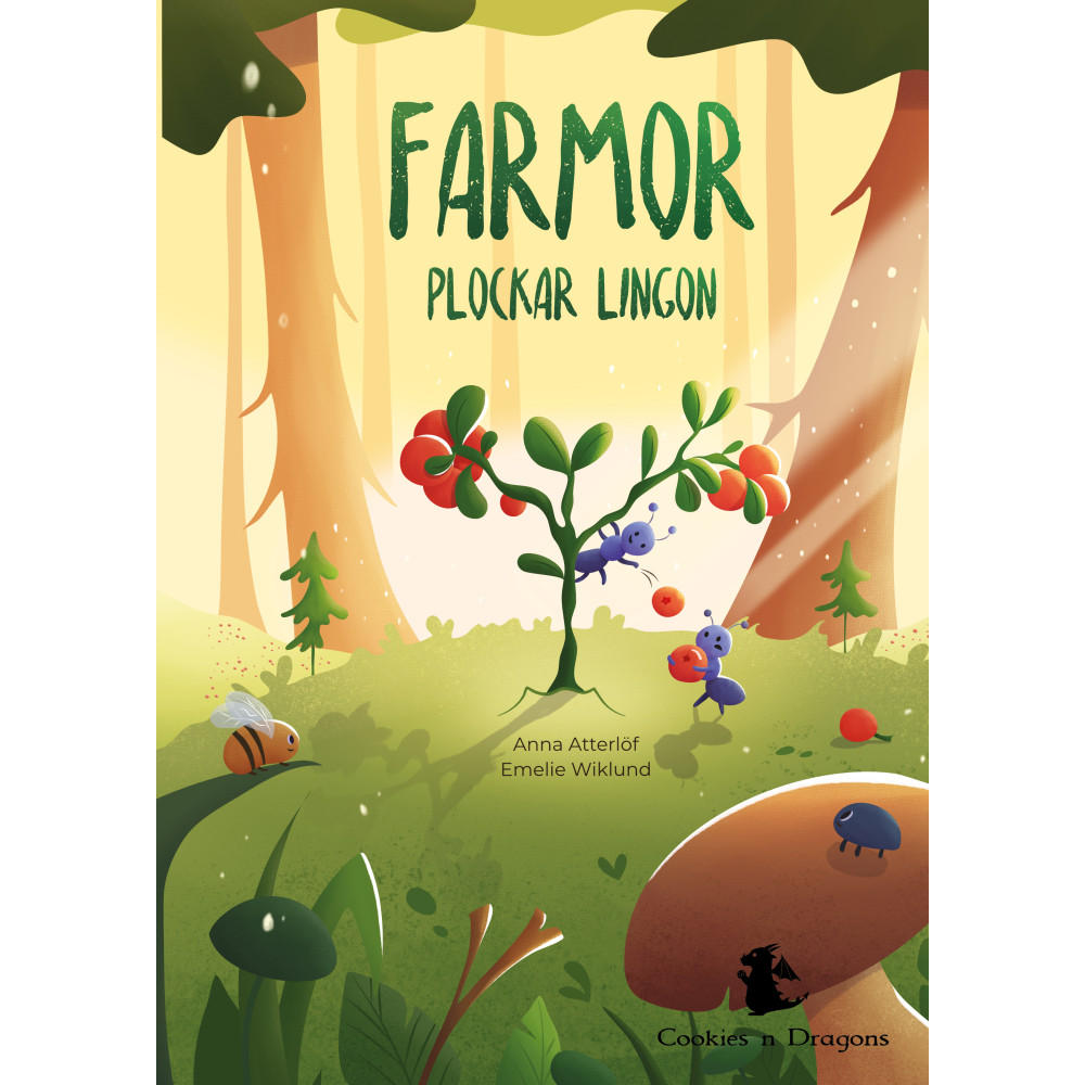 Produktbild för Farmor plockar lingon (bok, kartonnage)