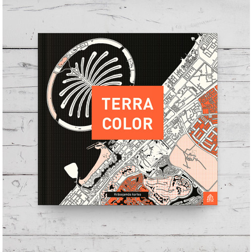Jana Seta Map Publishers, Ltd. Terra Color : målarbok med kartor (häftad)
