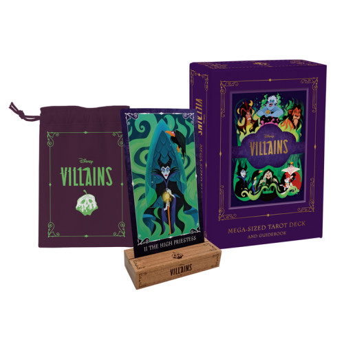 Minerva Siegel Mega-Sized Tarot: Disney Villains Tarot Deck and Guidebook