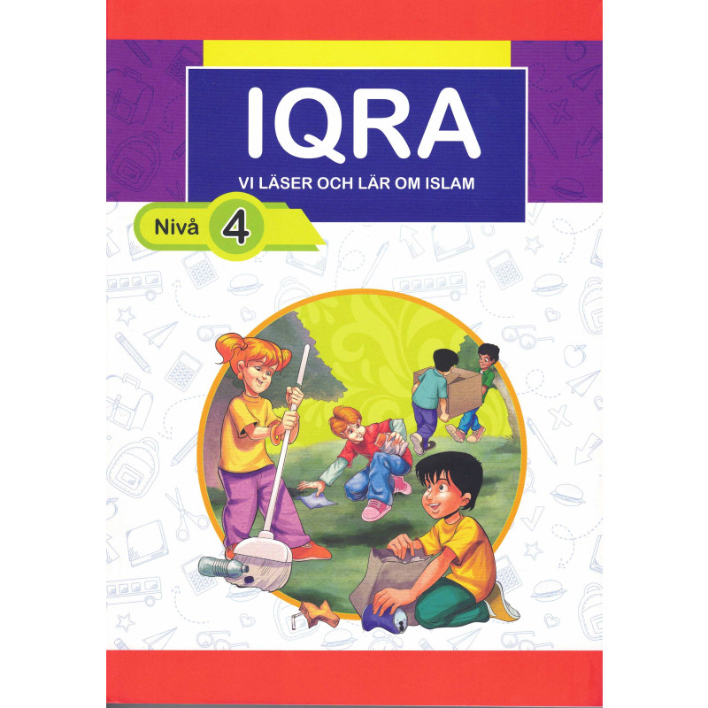 Produktbild för IQRA : vi läser och lär om islam. Nivå 4 (bok, kartonnage)