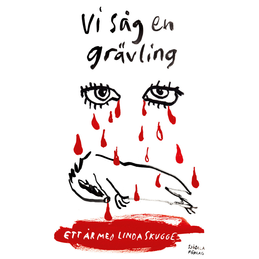Produktbild för Vi såg en grävling : ett år med Linda Skugge (pocket)