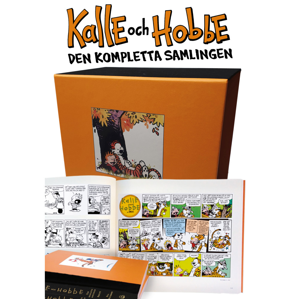 Produktbild för Kalle och Hobbe. Den kompletta samlingen (bok, halvklotband)