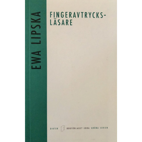 Ewa Lipska Fingeravtrycksläsare (bok, danskt band)