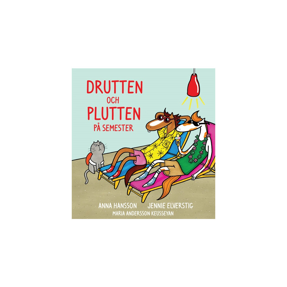 Produktbild för Drutten och Plutten på semester (inbunden)