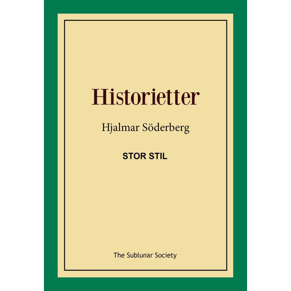 Produktbild för Historietter (stor stil) (häftad)