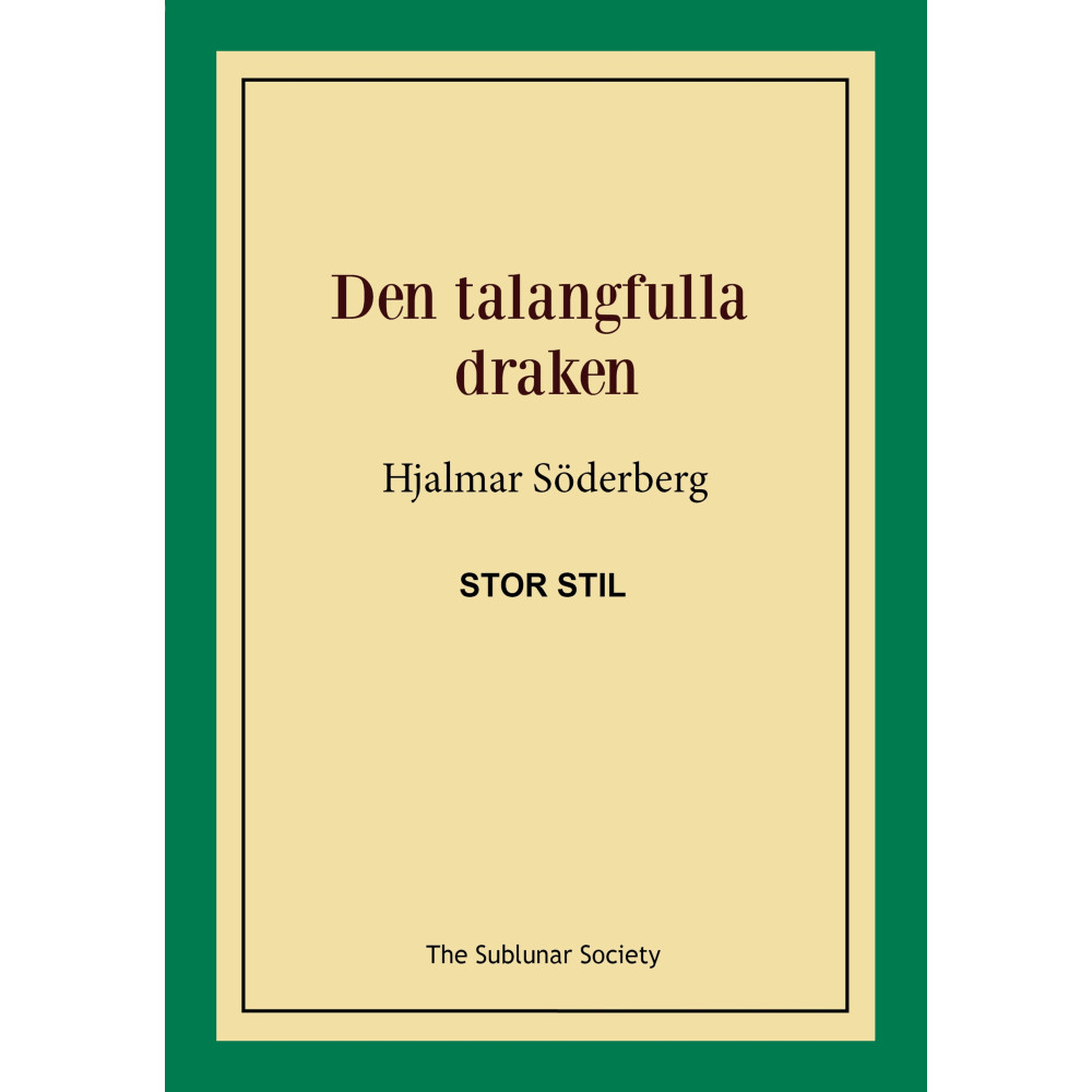 Produktbild för Den talangfulla draken (stor stil) (häftad)