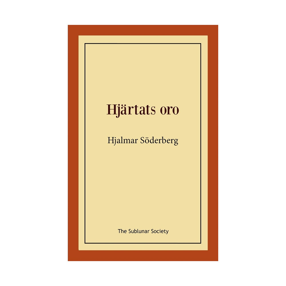 Produktbild för Hjärtats oro (häftad)