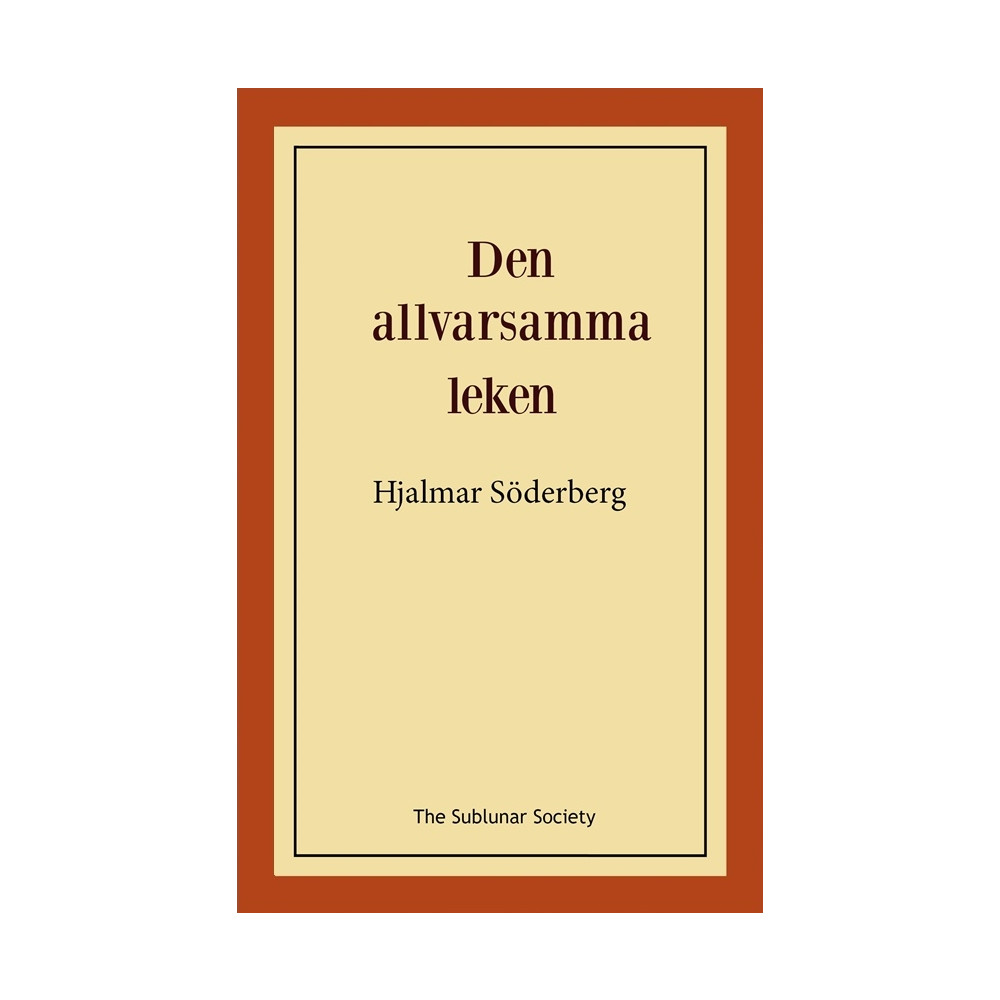 Produktbild för Den allvarsamma leken (häftad)