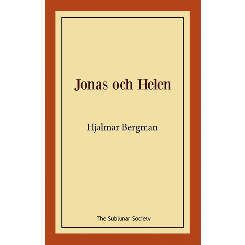 Hjalmar Bergman Jonas och Helen (häftad)
