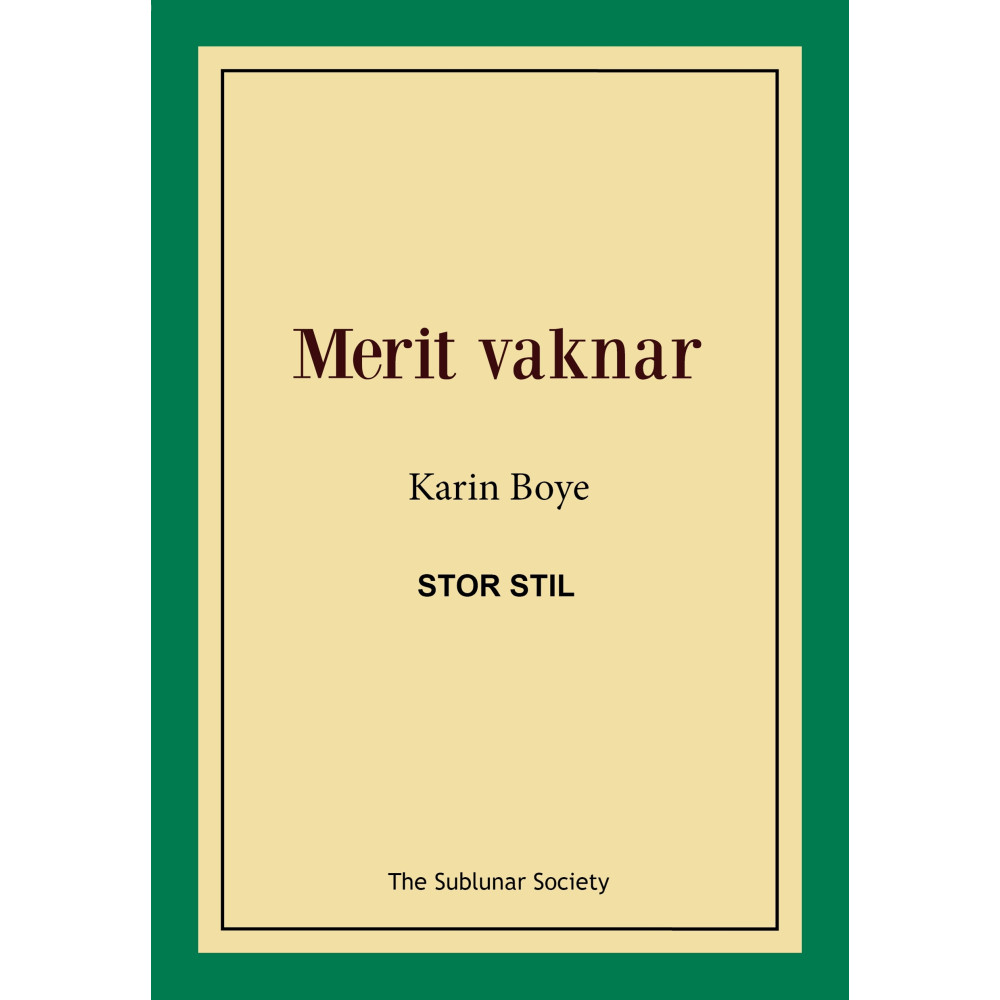 Produktbild för Merit vaknar (stor stil) (häftad)