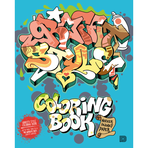 Dokument Press Graffiti Style Coloring Book (häftad)