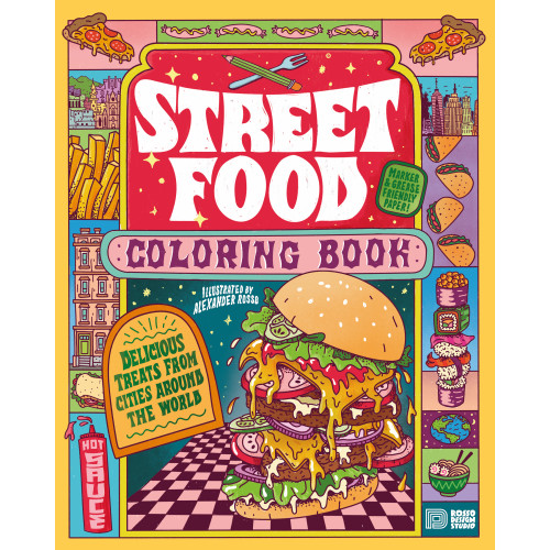 Alexander Rosso Street Food Coloring Book (häftad)