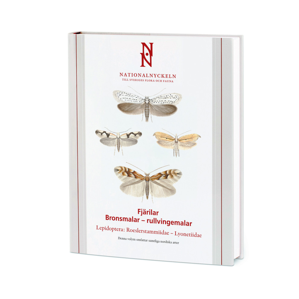 Produktbild för Fjärilar : bronsmalar - rullvingemalar. Lepidoptera : roesslerstammidae - lyoneti (inbunden)