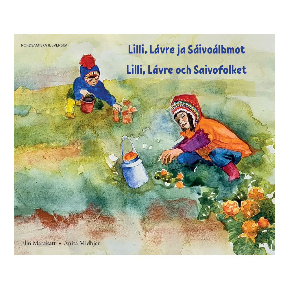 Produktbild för Lilli, Lávre och Saivofolket (nordsamiska och svenska ) (häftad, sme)