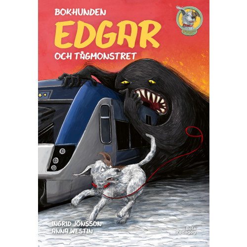 Ingrid Jönsson Bokhunden Edgar och tågmonstret (inbunden)