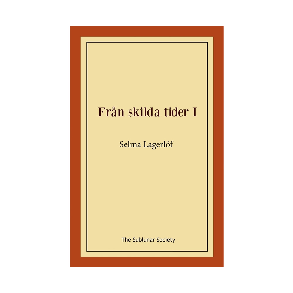 Produktbild för Från skilda tider I (häftad)