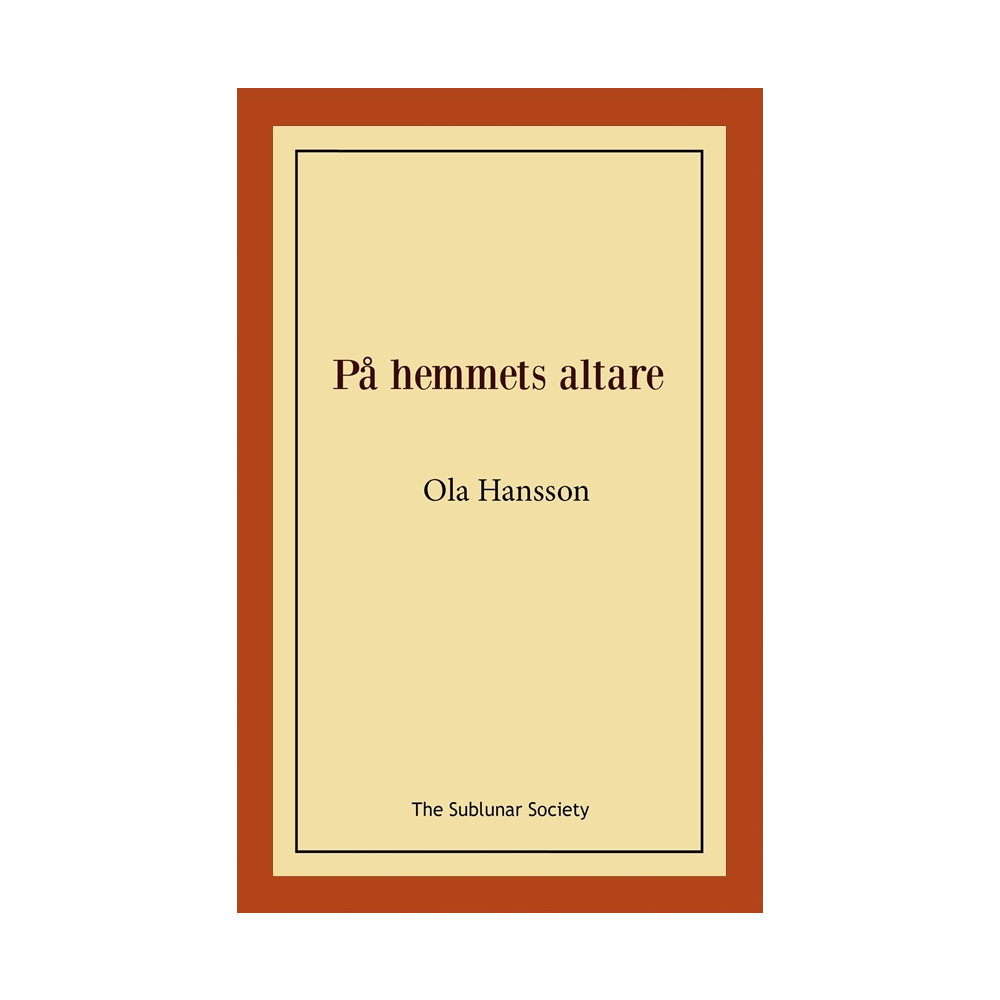 Produktbild för På hemmets altare (häftad)