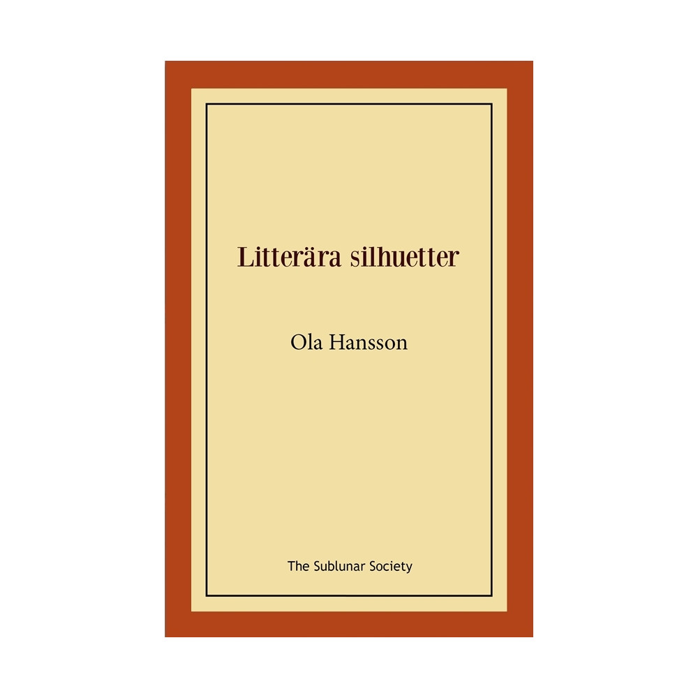 Produktbild för Litterära silhuetter (häftad)