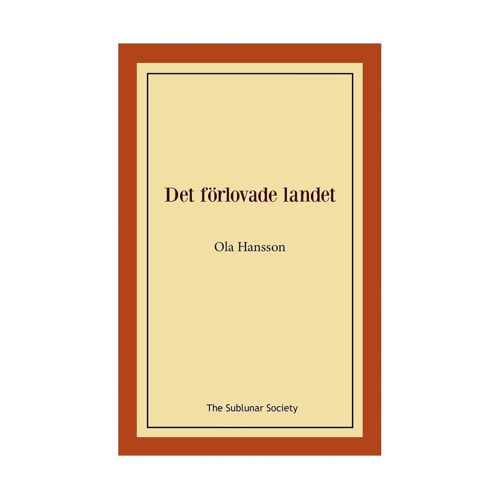Produktbild för Det förlovade landet (häftad)