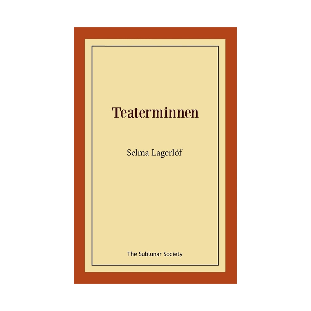 Produktbild för Teaterminnen (häftad)