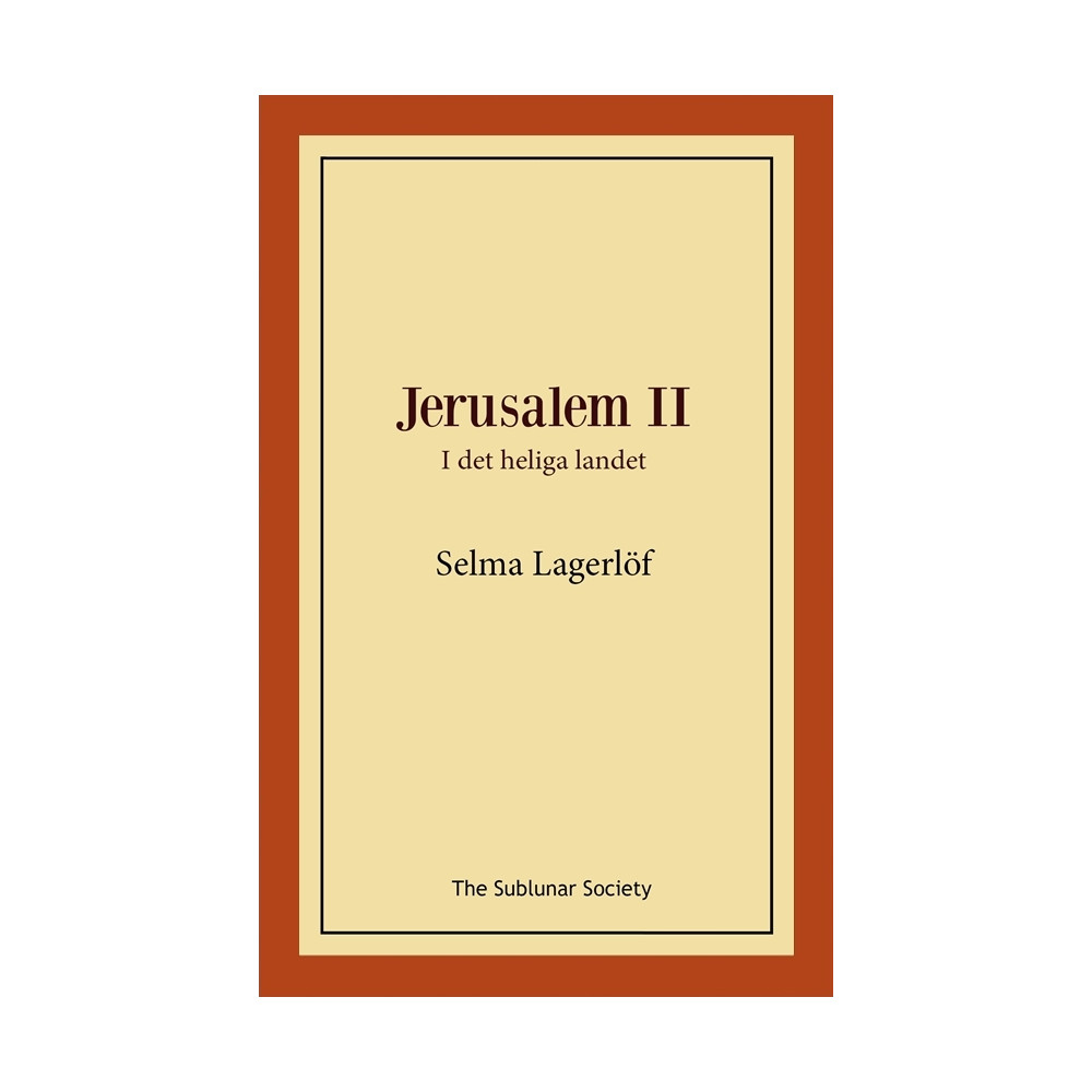 Produktbild för Jerusalem II: i det heliga landet (häftad)