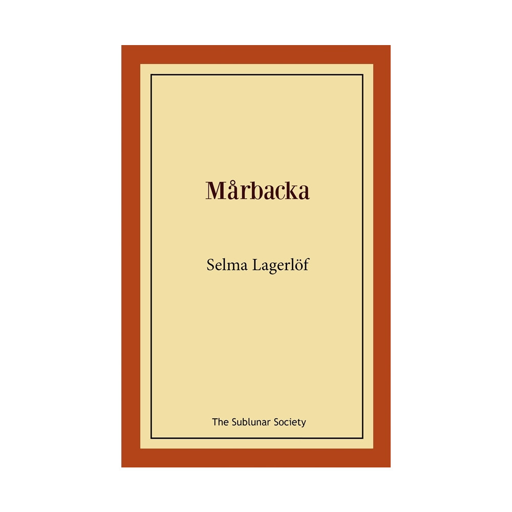 Produktbild för Mårbacka (häftad)