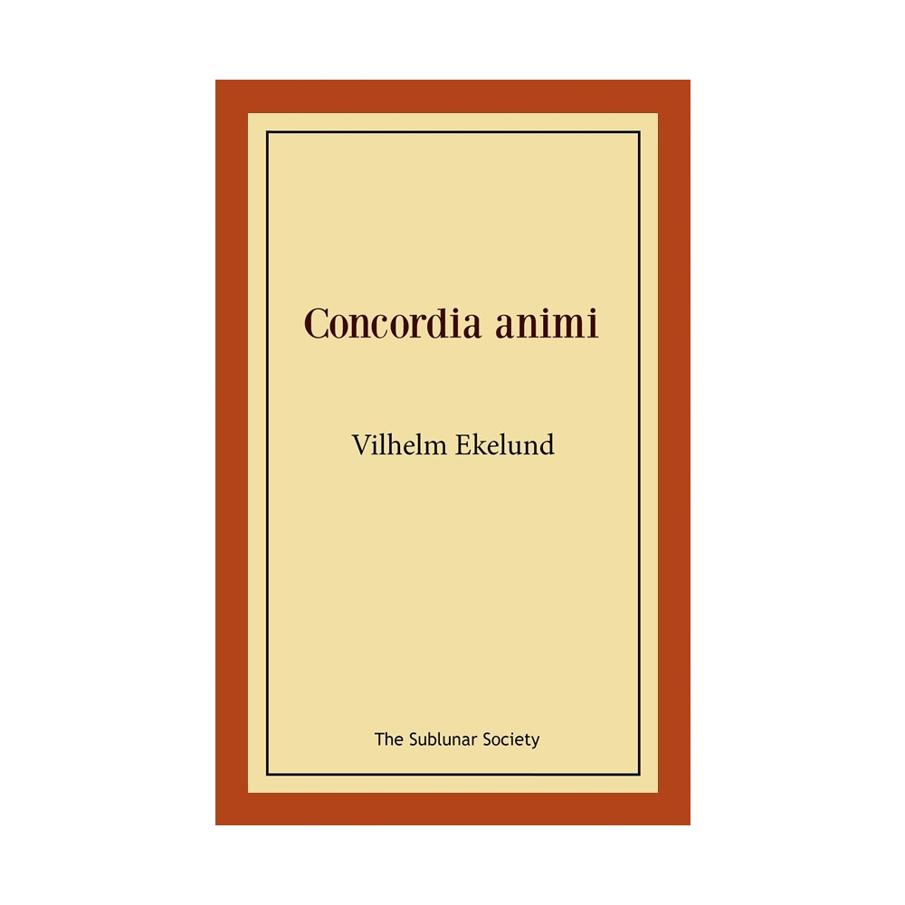Produktbild för Concordia animi (häftad)