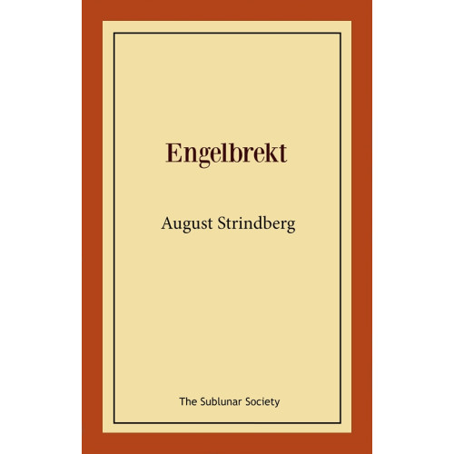 August Strindberg Engelbrekt (häftad)